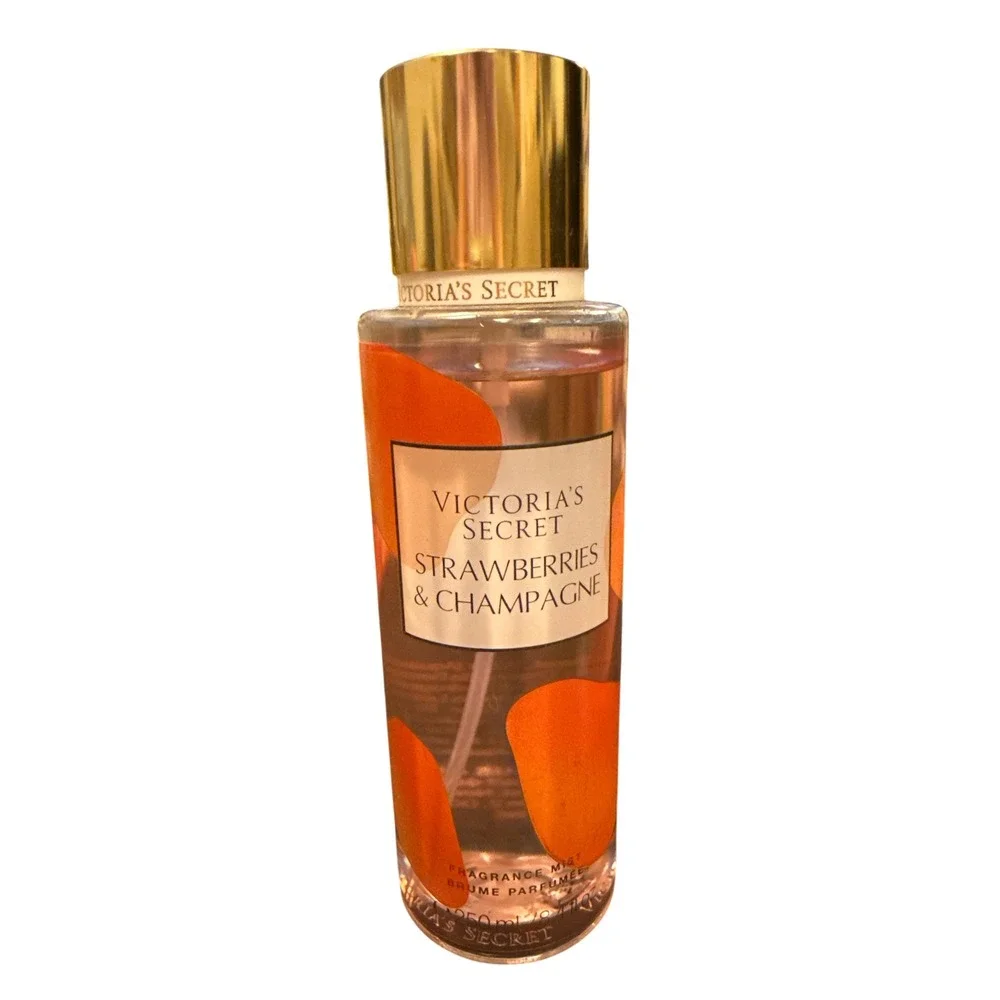 Victoria's Secret Fragrance Mist Women 8.4oz Pink Strawberries & Champagne